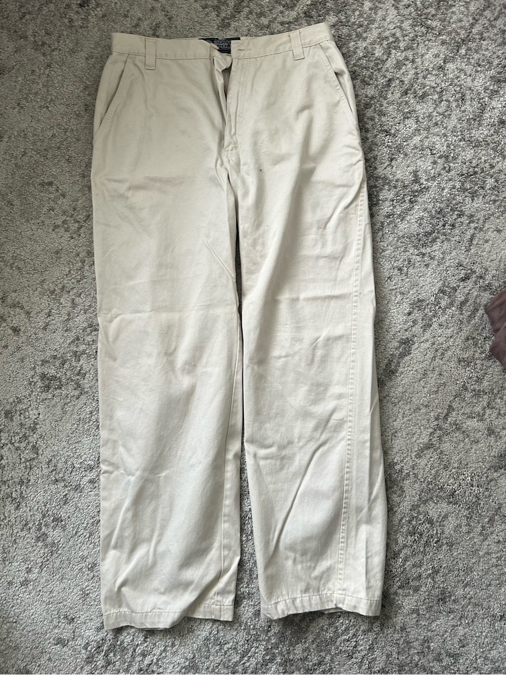 South Pole Men's Cream Chino Pants